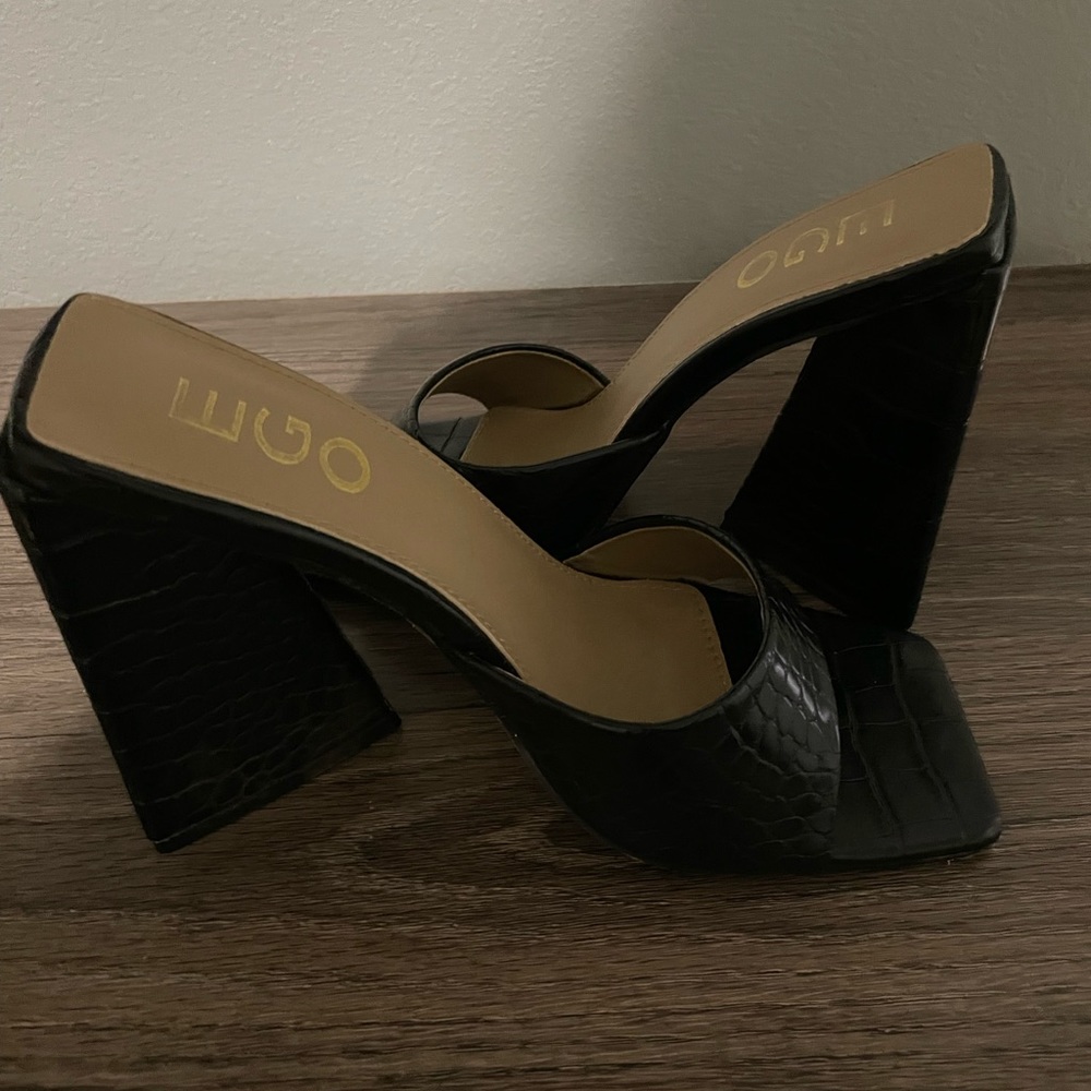 Black Snake Heels